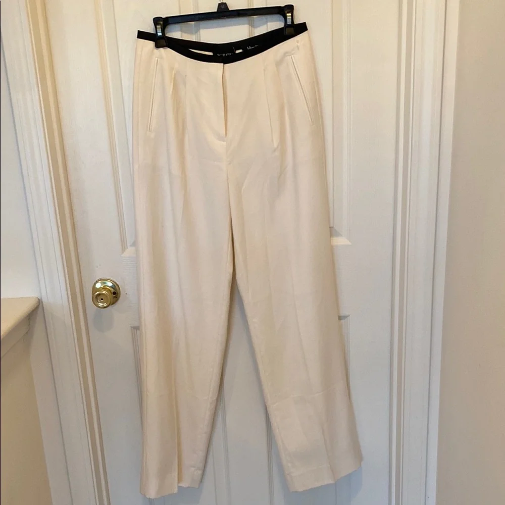 JCrew Collection pleated tuxedo wide leg pants; size 4; NWT - Picture 7 of 12